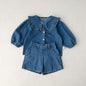 1-5 thn || SETELAN BAJU + CELANA ROK (1 set) PEREMPUAN JALAN CASUAL CATALOG ZHBB BY