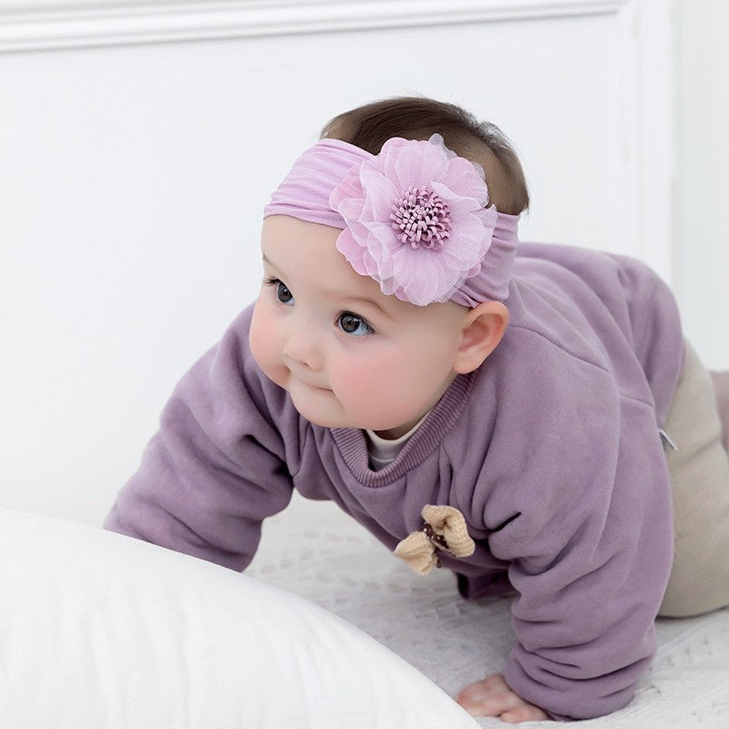 (Big Bow) Bandana bayi headband jumbo premium import bunga pita anak perempuan catalog jbay JB T