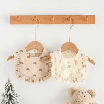 Premium BIB SLABBER BUNGA BAYI SET CELEMEK TATAKAN LIUR ANAK catalog DQIN DS