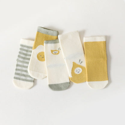 [5 PSG] 0-3 thn | KAOS KAKI BAYI ANAK IMPOR SOCKS LUCU KARAKTER KARTUN UNISEX Catalog QN QAS