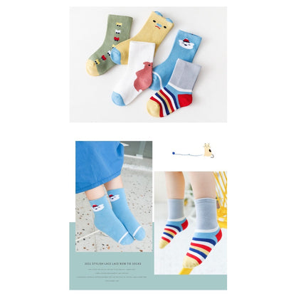 [SALE] [5 PSG] 0-3 thn | KAOS KAKI BAYI BASIC ANAK IMPOR SOCKS LUCU KARAKTER KARTUN UNISEX Catalog QN QBA