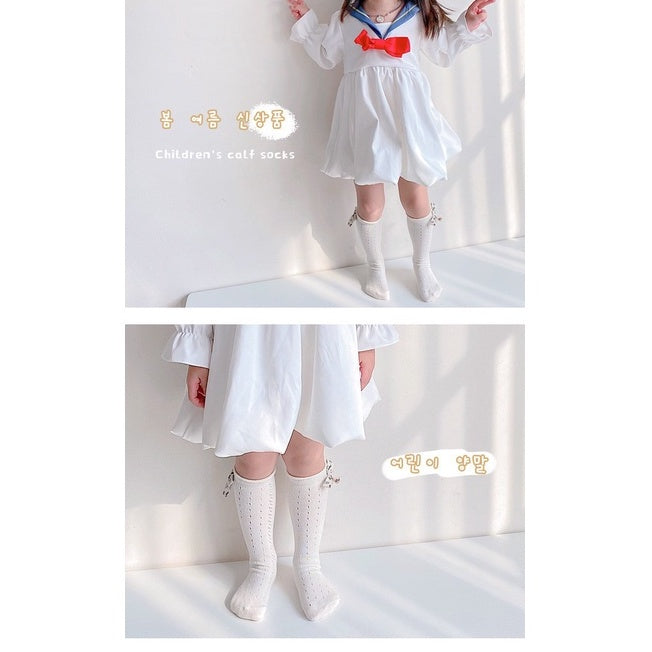 0-3 thn | KAOS KAKI PANJANG BAYI ANAK IMPOR NEWBORN SOCKS PEREMPUAN catalog QN QV