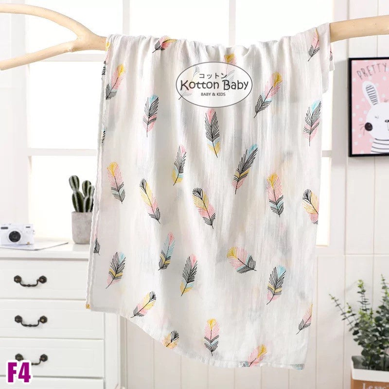 [120x110] Kain Bedong Muslin Bayi | Baby Swaddle Muslin Bamboo | Selimut Bayi Catalog DE