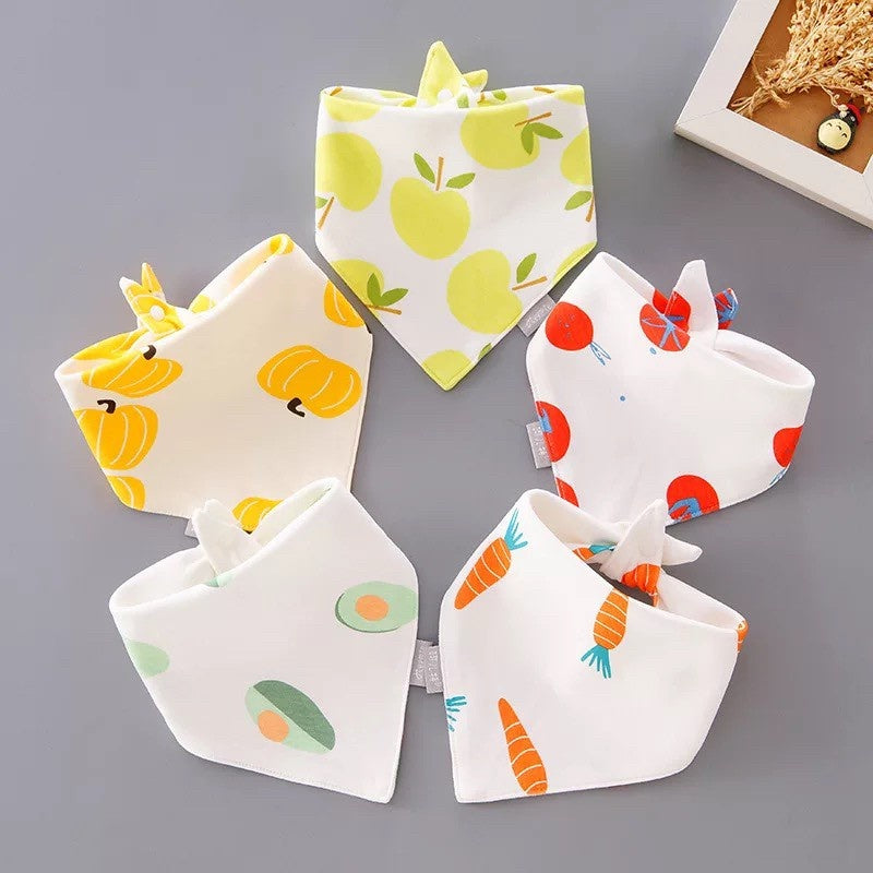 [5pcs] Premium BIB SLABBER BAYI SET CELEMEK TATAKAN LIUR ANAK NMD i catalog
