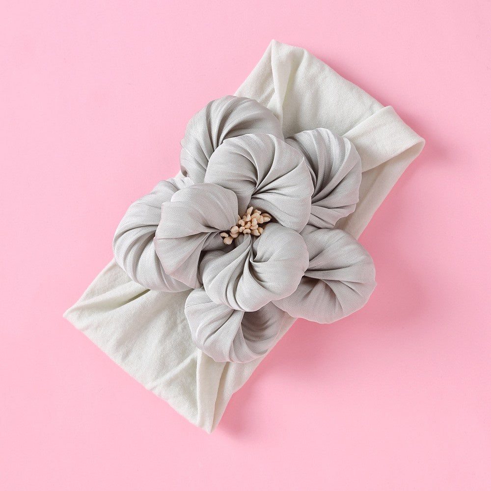 (Big Bow) Bandana bayi bunga headband jumbo premium import pita anak perempuan catalog jbay JB V