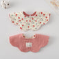 Premium BIB SLABBER BUNGA BAYI SET CELEMEK TATAKAN LIUR ANAK catalog DQIN DAB