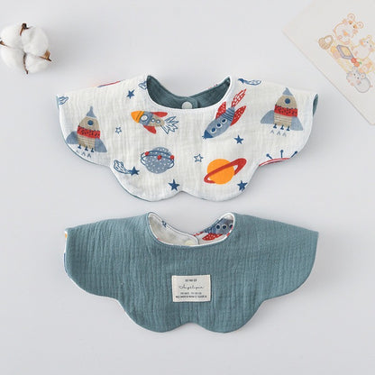 Premium BIB SLABBER BUNGA BAYI SET CELEMEK TATAKAN LIUR ANAK catalog DQIN DAB