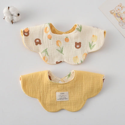 Premium BIB SLABBER BUNGA BAYI SET CELEMEK TATAKAN LIUR ANAK catalog DQIN DAB