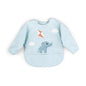 BIB BAYI BAJU BLW LENGAN PANJANG / BABY SILICONE CELEMEK MAKAN MPASI / SLABBER / TATAKAN AIR LIUR CATALOG DQIN DAi