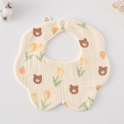 Premium BIB SLABBER BUNGA BAYI SET CELEMEK TATAKAN LIUR ANAK catalog DQIN DM