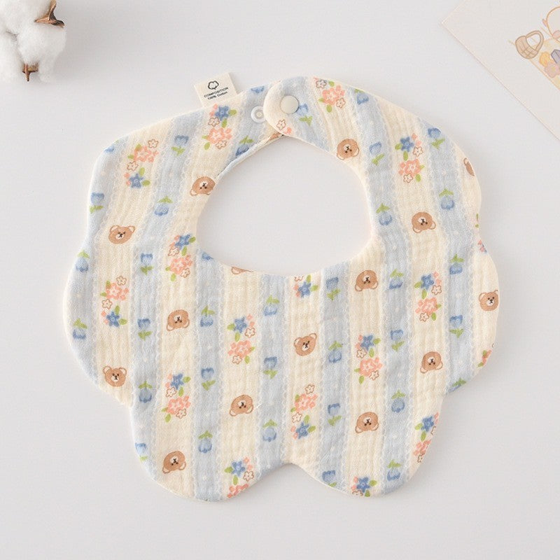 Premium BIB SLABBER BUNGA BAYI SET CELEMEK TATAKAN LIUR ANAK catalog DQIN DM