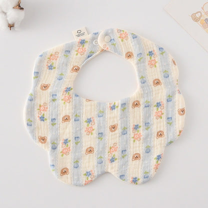 Premium BIB SLABBER BUNGA BAYI SET CELEMEK TATAKAN LIUR ANAK catalog DQIN DM