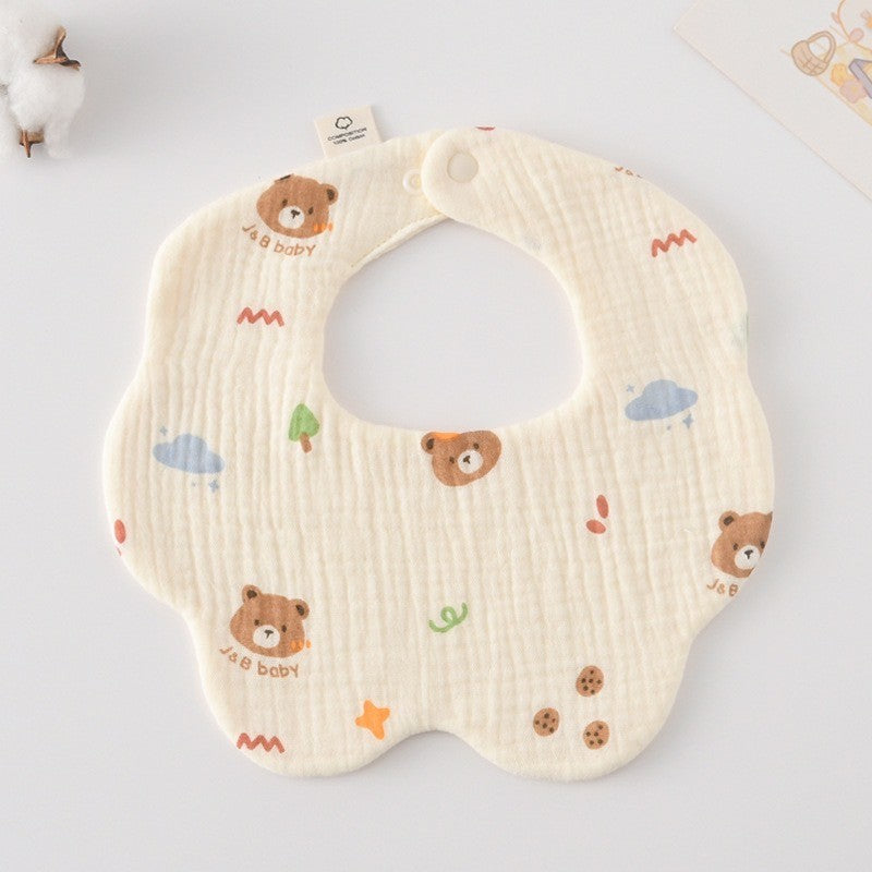Premium BIB SLABBER BUNGA BAYI SET CELEMEK TATAKAN LIUR ANAK catalog DQIN DM
