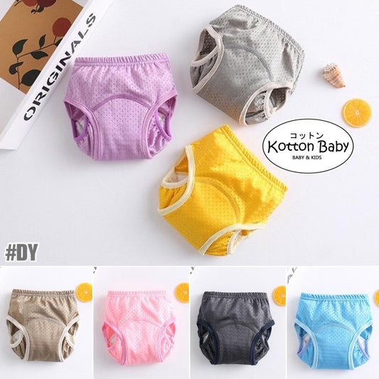 CELANA POPOK LATIHAN BAYI KAIN CUCI ULANG | BABY DIAPER BAYI KAIN LUCU KARAKTER catalog DQIN DY