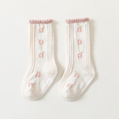0-3 thn | KAOS KAKI RUFFLE BAYI ANAK IMPOR NEWBORN SOCKS PEREMPUAN catalog QN QBC