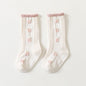 0-3 thn | KAOS KAKI RUFFLE BAYI ANAK IMPOR NEWBORN SOCKS PEREMPUAN catalog QN QBC