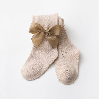 0-4thn | LEGGING STOCKING RIBBON BAYI ANAK / CELANA ANAK PEREMPUAN SOFT IMPOR Catalog QN QM
