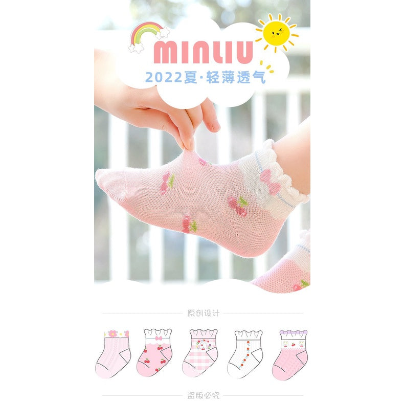 [SALE] [5 PSG] 1-3 thn | KAOS KAKI BAYI ANAK IMPOR SOCKS LUCU KARAKTER KARTUN UNISEX Catalog QN QAX