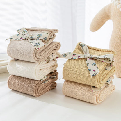 0-3 thn | KAOS KAKI PANJANG BAYI ANAK IMPOR NEWBORN SOCKS PEREMPUAN catalog QN QV
