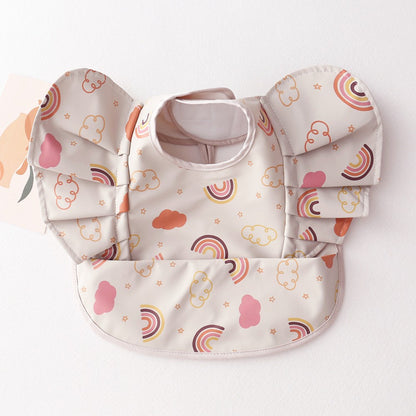 BIB BAYI BAJU BLW  / BABY SILICONE CELEMEK MAKAN MPASI / SLABBER / TATAKAN AIR LIUR DQIN DD catalog