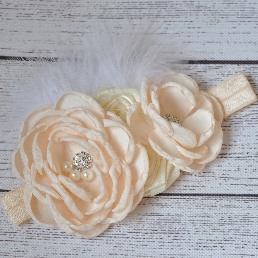 Bandana bayi lace renda brukat headband import pita anak perempuan catalog QUIN NL