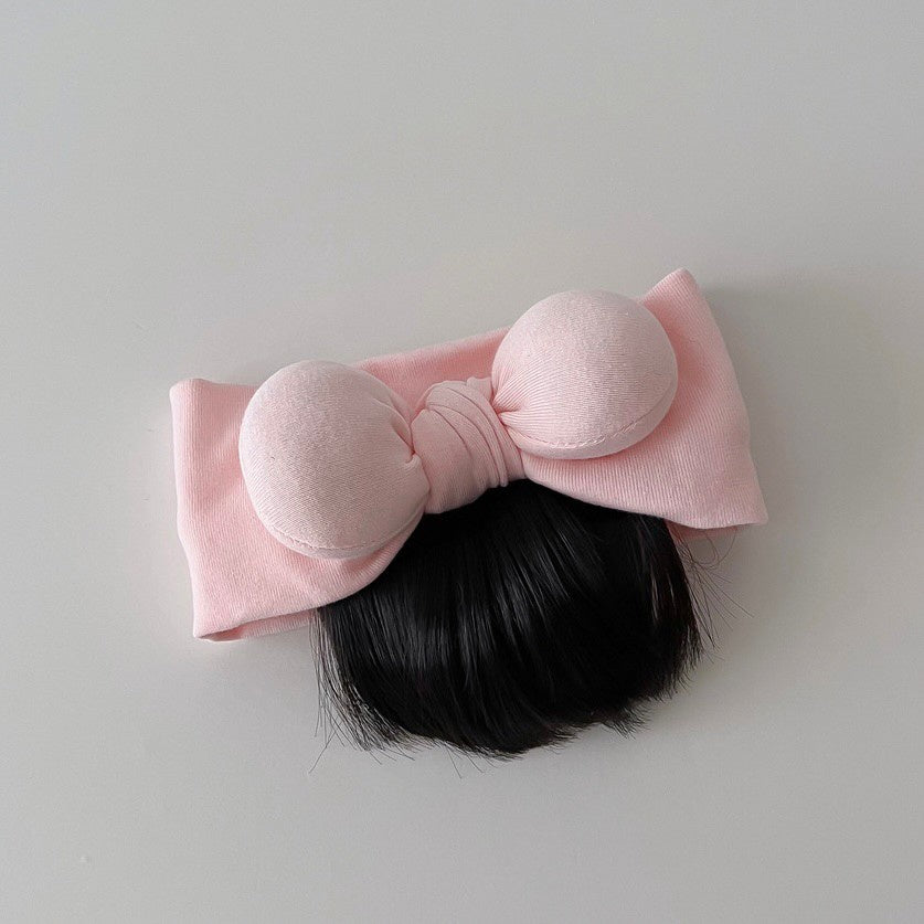 0-3 thn || Bandana Wig Korea Poni Rambut Palsu Topi Cepol Bayi Newborn Anak Catalog JNWG WA