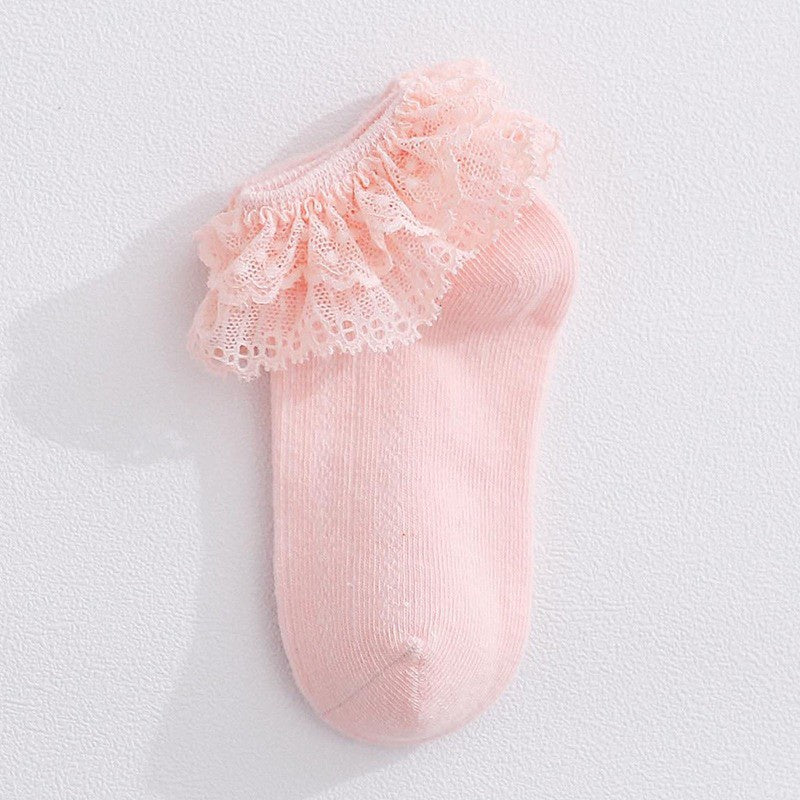 0-3 thn | KAOS KAKI RUFFLE BAYI ANAK IMPOR NEWBORN SOCKS PEREMPUAN catalog QN QY