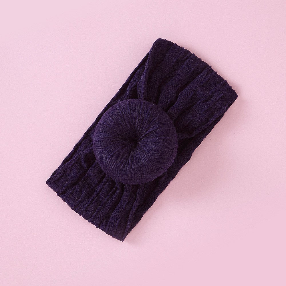 (Big Bow) Bandana bayi donut headband jumbo premium import pita anak perempuan catalog jbay JB S