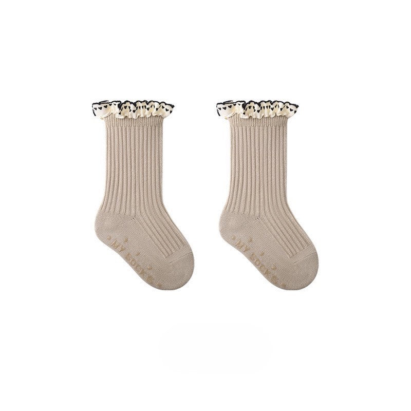0-5 thn | KAOS KAKI RUFFLE BAYI ANAK IMPOR NEWBORN SOCKS PEREMPUAN catalog NMBB FAJ