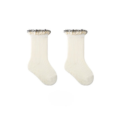 0-5 thn | KAOS KAKI RUFFLE BAYI ANAK IMPOR NEWBORN SOCKS PEREMPUAN catalog NMBB FAJ