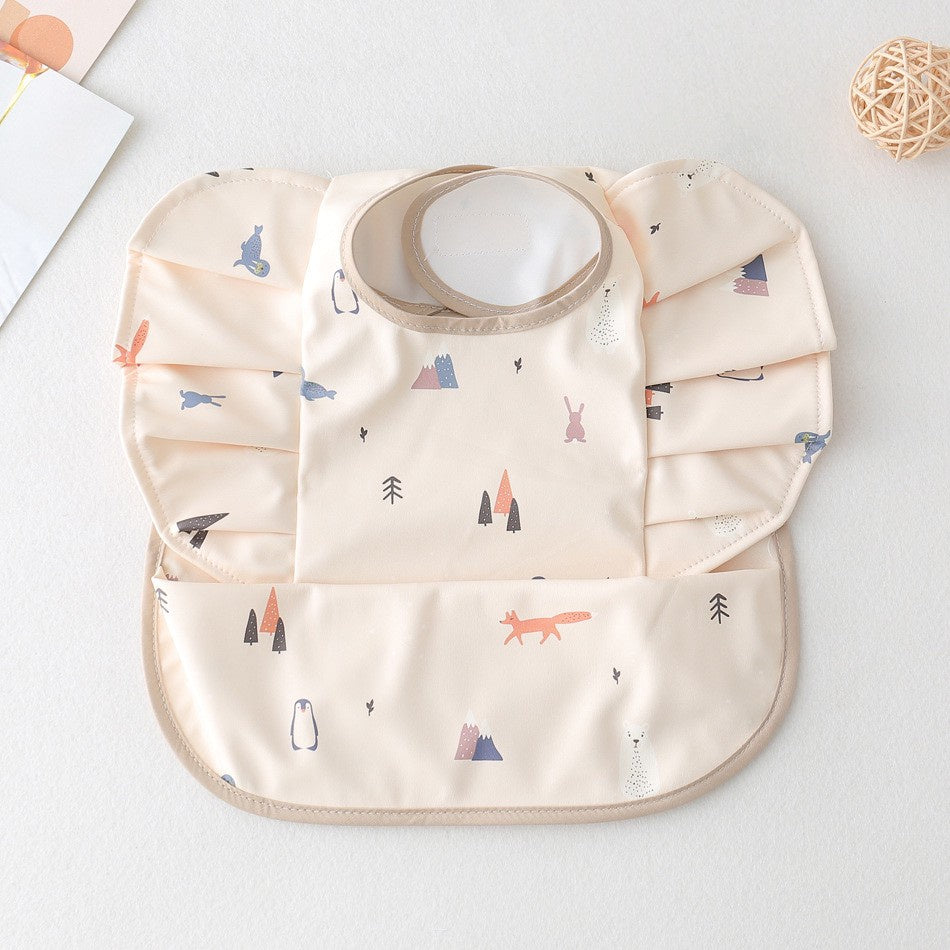 BIB BAYI BAJU BLW  / BABY SILICONE CELEMEK MAKAN MPASI / SLABBER / TATAKAN AIR LIUR DQIN DD catalog