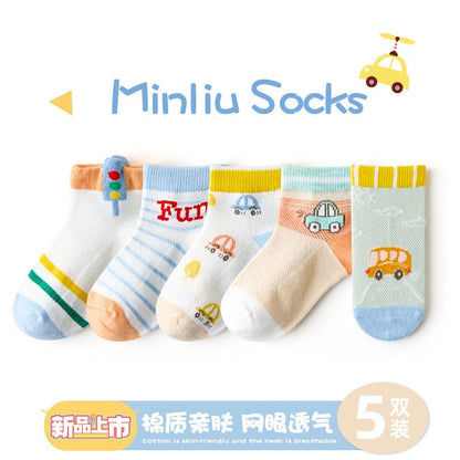 [SALE][5 PSG] 1-5 thn | KAOS KAKI BAYI ANAK IMPOR SOCKS LUCU KARAKTER KARTUN UNISEX Catalog QN QAW