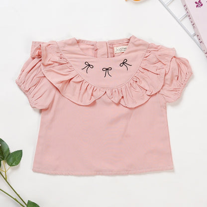 TINYME 0-4 thn || ATASAN PEPLUM TOP KAOS BAYI ANAK CASUAL catalog TMTM DAISY