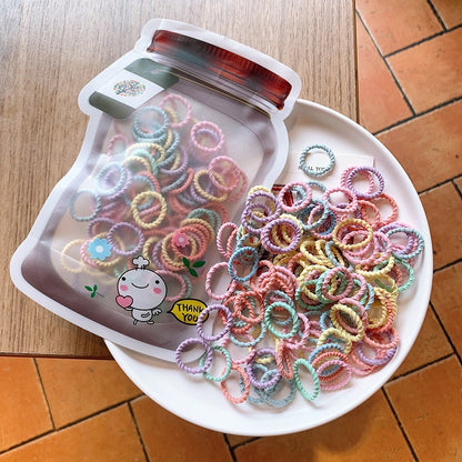 ((1 Box) Set Ikat rambut | Pita Karet Rambut | bayi anak import perempuan aksesoris catalog JYRF FX