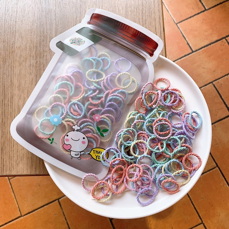 ((1 Box) Set Ikat rambut | Pita Karet Rambut | bayi anak import perempuan aksesoris catalog JYRF FX