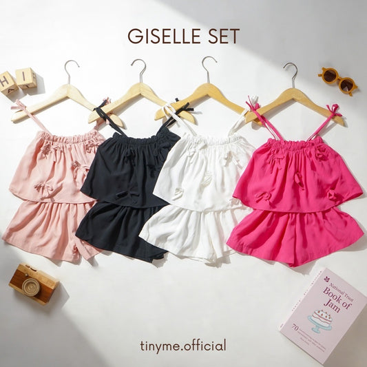 TINYME 0-5 thn || SETELAN ANAK SET ATASAN CELANA RUFFLE BAYI catalog TMTM GISELLE