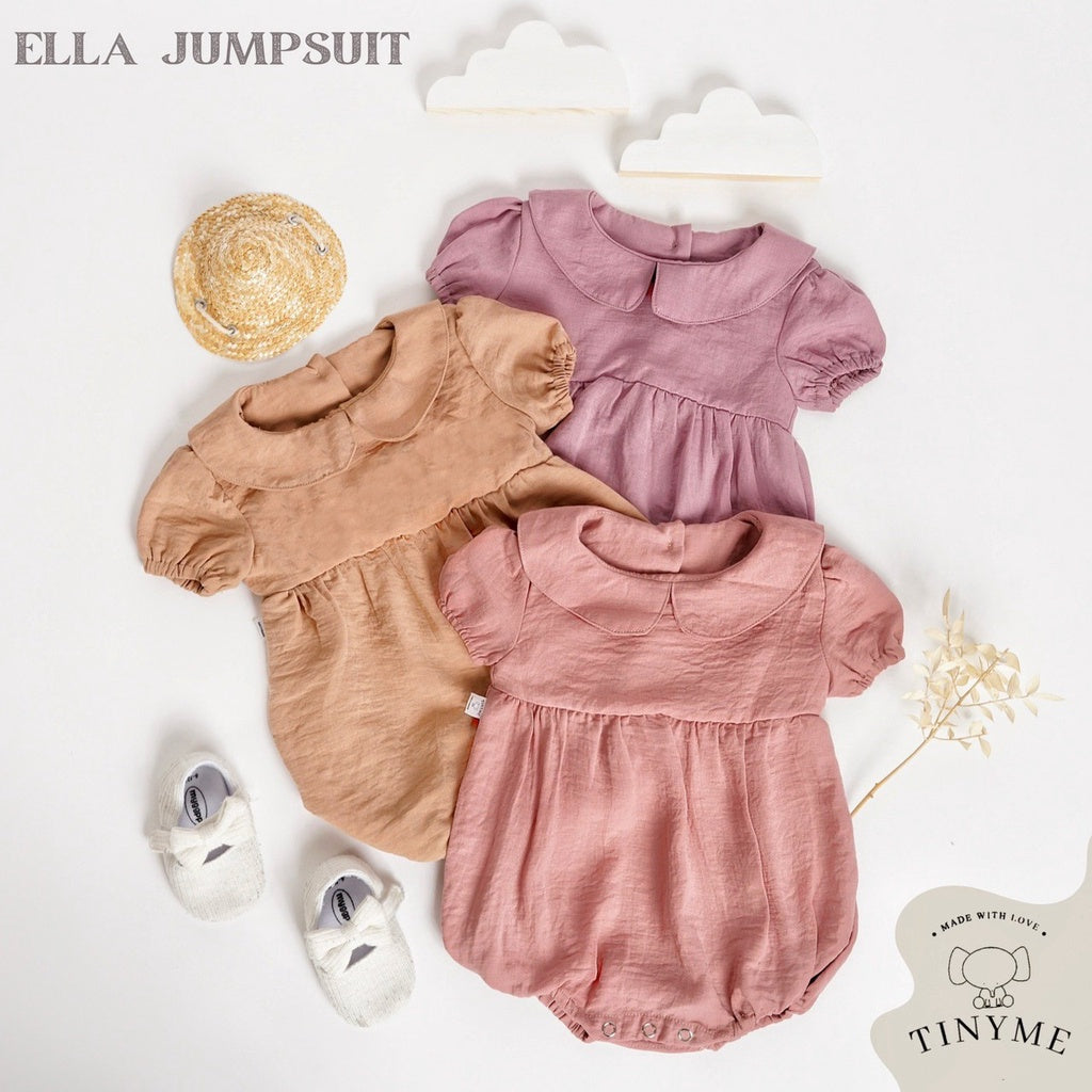 TINYME 0-18bln JUMPER RUFFLE BASIC BAYI | JUMPSUIT ROMPER BAJU PAKAIAN ANAK BABY catalog TMTM ELLA