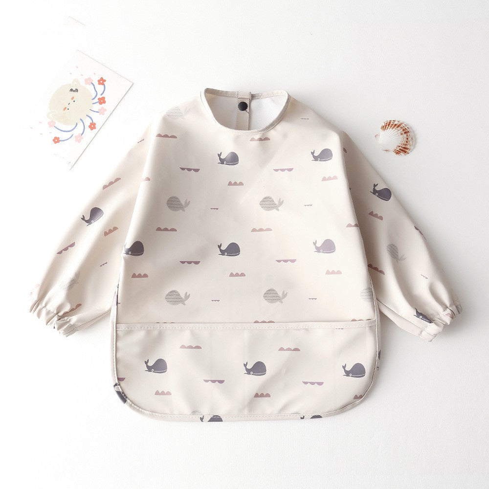 BIB BAYI BAJU LENGAN PANJANG/ BABY SILICONE CELEMEK MPASI /SLABBER/ TATAKAN AIR LIUR DQIN DB catalog
