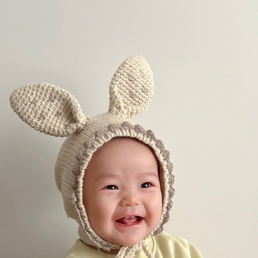 0-3 thn || Topi Bonnet Bayi Newborn Rajut Anak Emen Anak Impor Catalog OIMG OBP