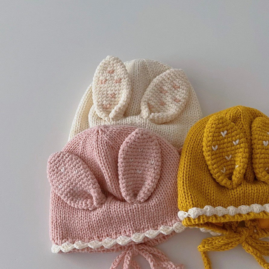 0-3 thn || Topi Bonnet Bayi Newborn Rajut Anak Emen Anak Impor Catalog OIMG OBP