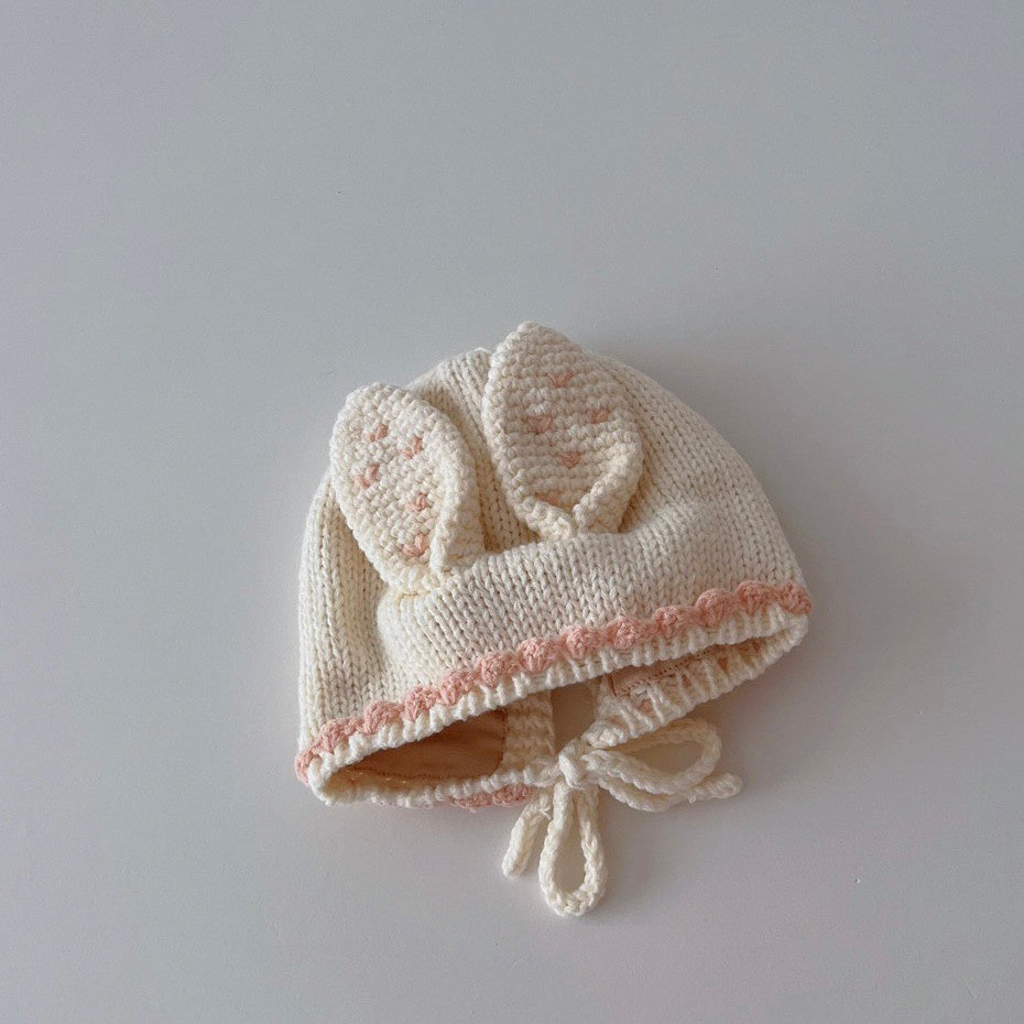 0-3 thn || Topi Bonnet Bayi Newborn Rajut Anak Emen Anak Impor Catalog OIMG OBP