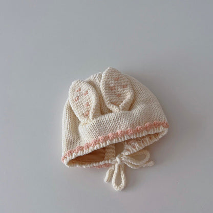 0-3 thn || Topi Bonnet Bayi Newborn Rajut Anak Emen Anak Impor Catalog OIMG OBP