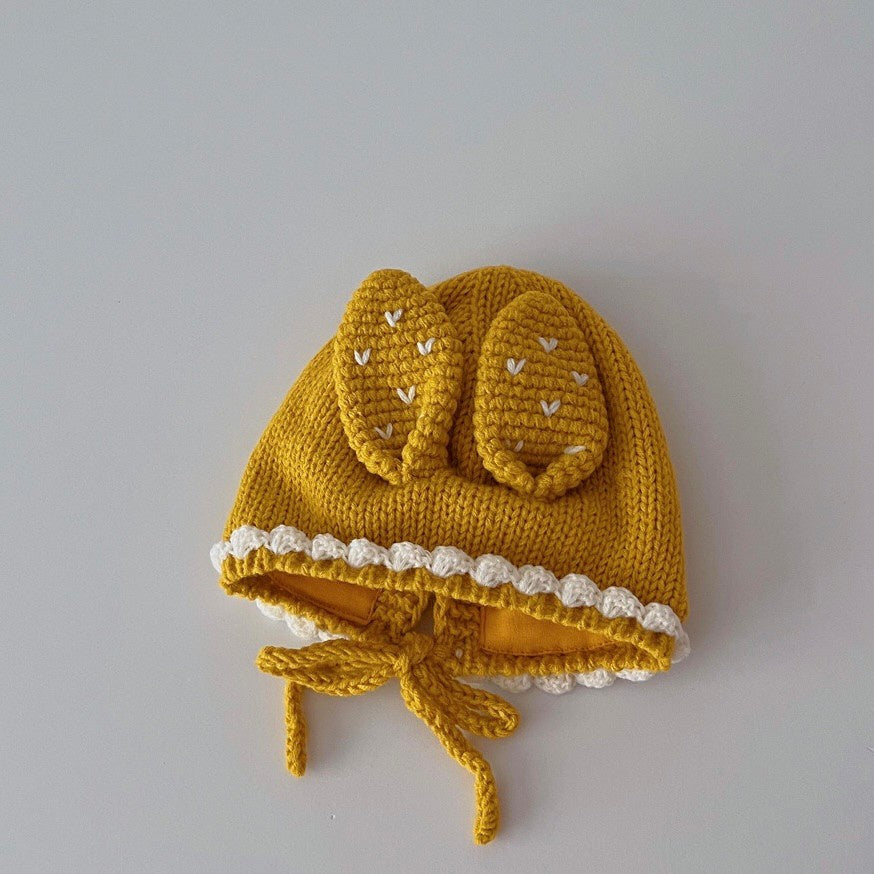 0-3 thn || Topi Bonnet Bayi Newborn Rajut Anak Emen Anak Impor Catalog OIMG OBP