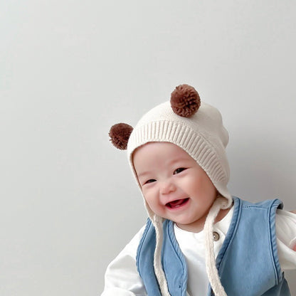 0-2 thn || Topi Bonnet Polos Bayi Newborn Anak Baby Emen Anak Impor catalog OIMG OBN