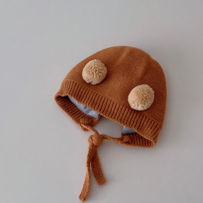 0-2 thn || Topi Bonnet Polos Bayi Newborn Anak Baby Emen Anak Impor catalog OIMG OBN