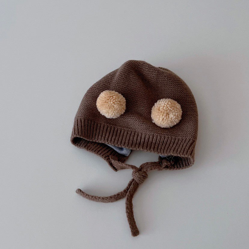 0-2 thn || Topi Bonnet Polos Bayi Newborn Anak Baby Emen Anak Impor catalog OIMG OBN