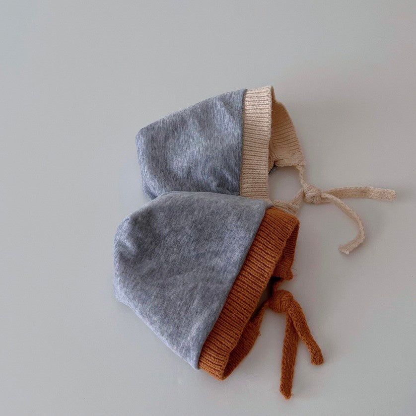 0-2 thn || Topi Bonnet Polos Bayi Newborn Anak Baby Emen Anak Impor catalog OIMG OBN