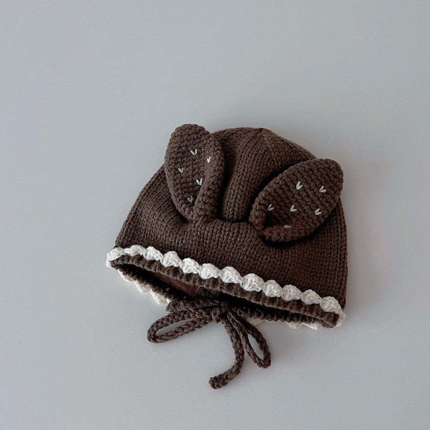0-3 thn || Topi Bonnet Bayi Newborn Rajut Anak Emen Anak Impor Catalog OIMG OBP
