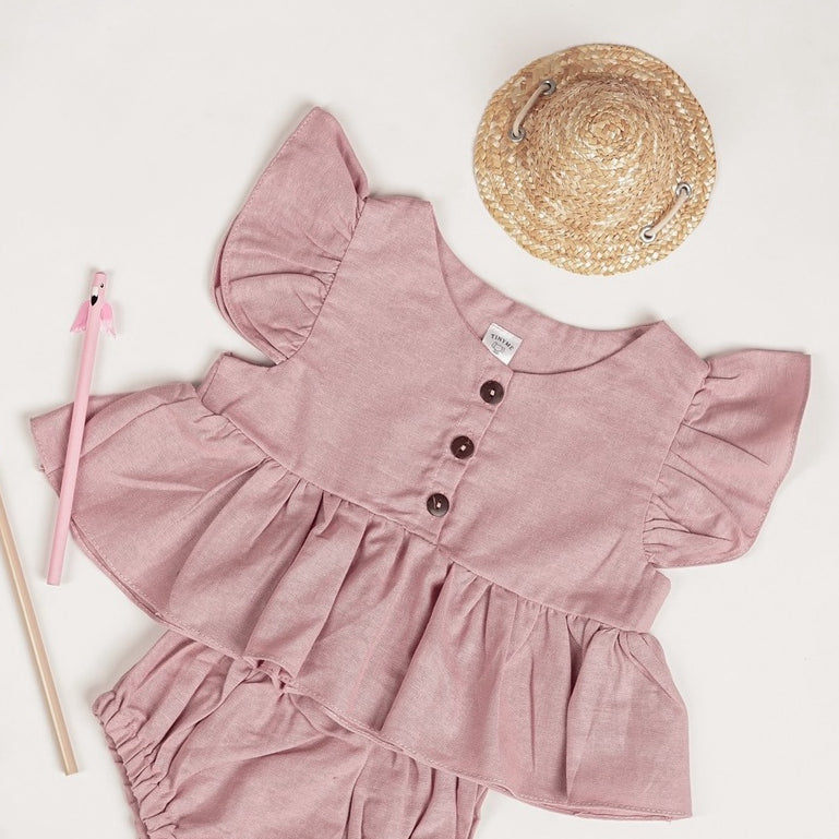 TINYME 0-3 thn || ( ATASAN PEPLUM / CELANA ) KAOS BAYI ANAK CASUAL catalog TMTM SNOWY