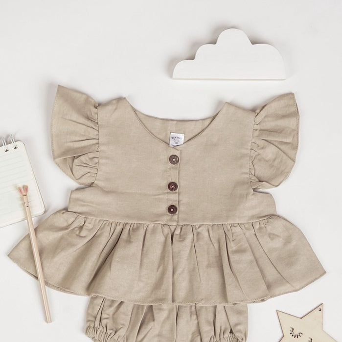 TINYME 0-3 thn || ( ATASAN PEPLUM / CELANA ) KAOS BAYI ANAK CASUAL catalog TMTM SNOWY